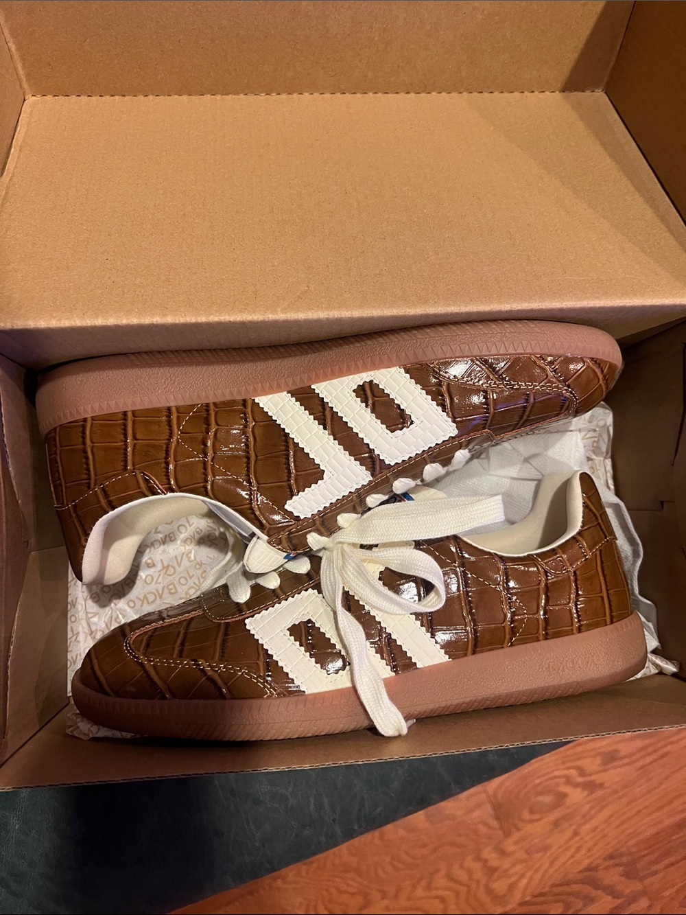 Anthropologie Back 70 cloud K brown milk size 39 sneakers - Picture 2 of 7